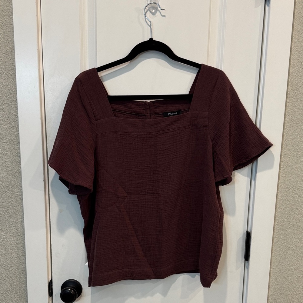 Madewell Square Neck Blouse